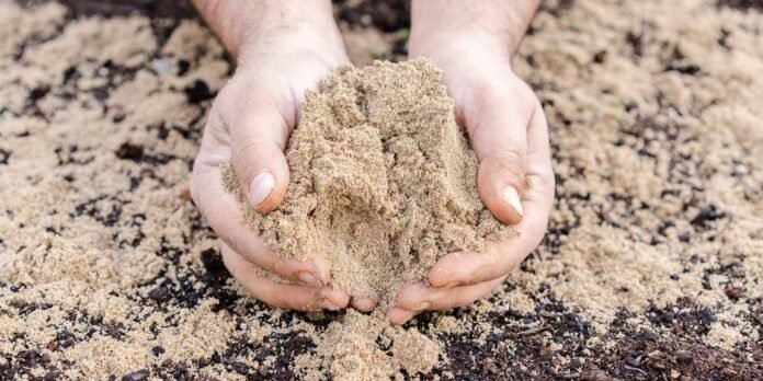 Η άμμος είναι ένα από τα βασικά συστατικά που βρίσκονται στο έδαφος και έχει πολλές πρακτικές χρήσεις στην κηπουρική.